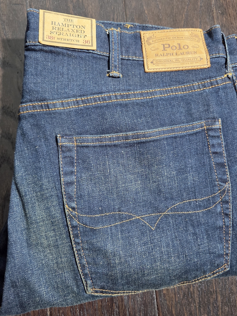 Polo by Ralph Lauren Hampton Relaxed Straight Jeans - Indigo Blue